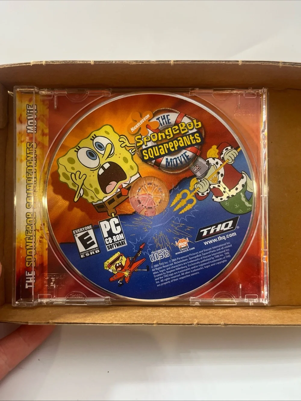 SpongeBob SquarePants Movie PC CD-ROM 2004 Action Adventure Game THQ - UNTESTED
